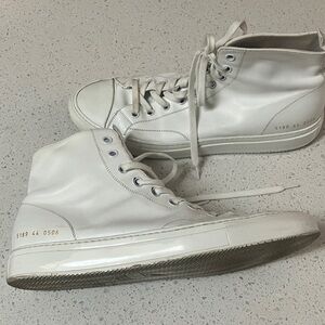 Common Projects Achilles White high top sneaker Men’s size 12 model 5189 44 0506
